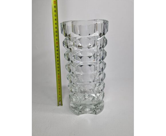 Vase En Verre Moule Verrerie Cristallerie D Arques Vintage De Style Art Deco 25 Cm Selency Vase En Verre Moule Verrerie Cristallerie D Arques Vintage De Style Art Deco 25 Cm Selency