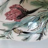 Stoneware pitcher with poppy decoration – Laurence Petit – Atelier de Prusly