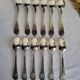 12 small silver-plated metal spoons by Guildart