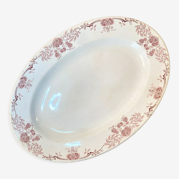 Plat de service oval Mistral Luneville