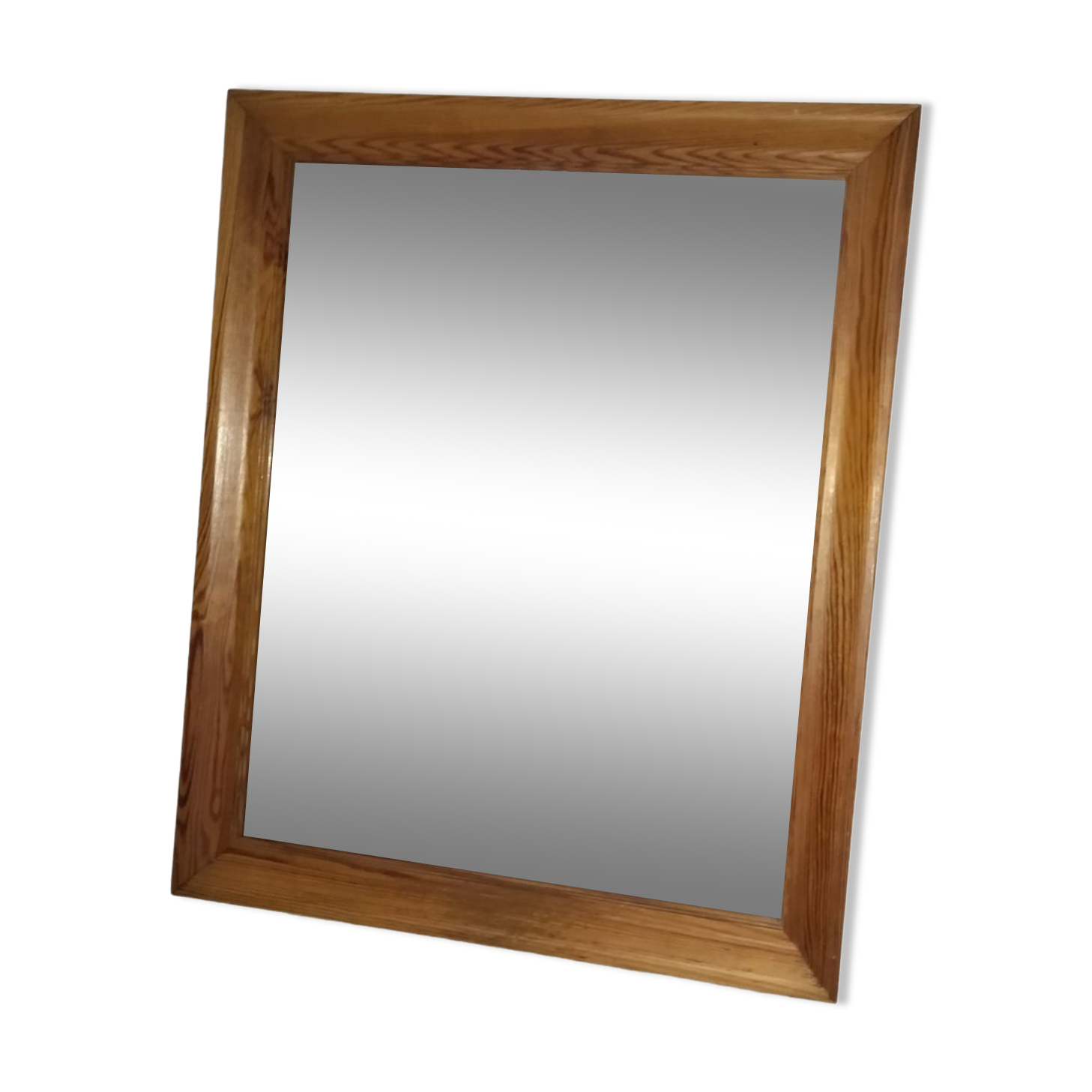 Scandinavian pine mirror Makisen Kuvastin 80s