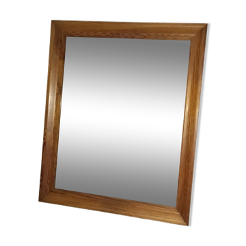 Scandinavian pine mirror Makisen Kuvastin 80s