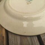 Plate old Terre de Fer Creil and Montereau Collection English