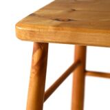 1950s Scandinavian oak wooden stool