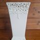 Vintage ceramic vase with lace edge