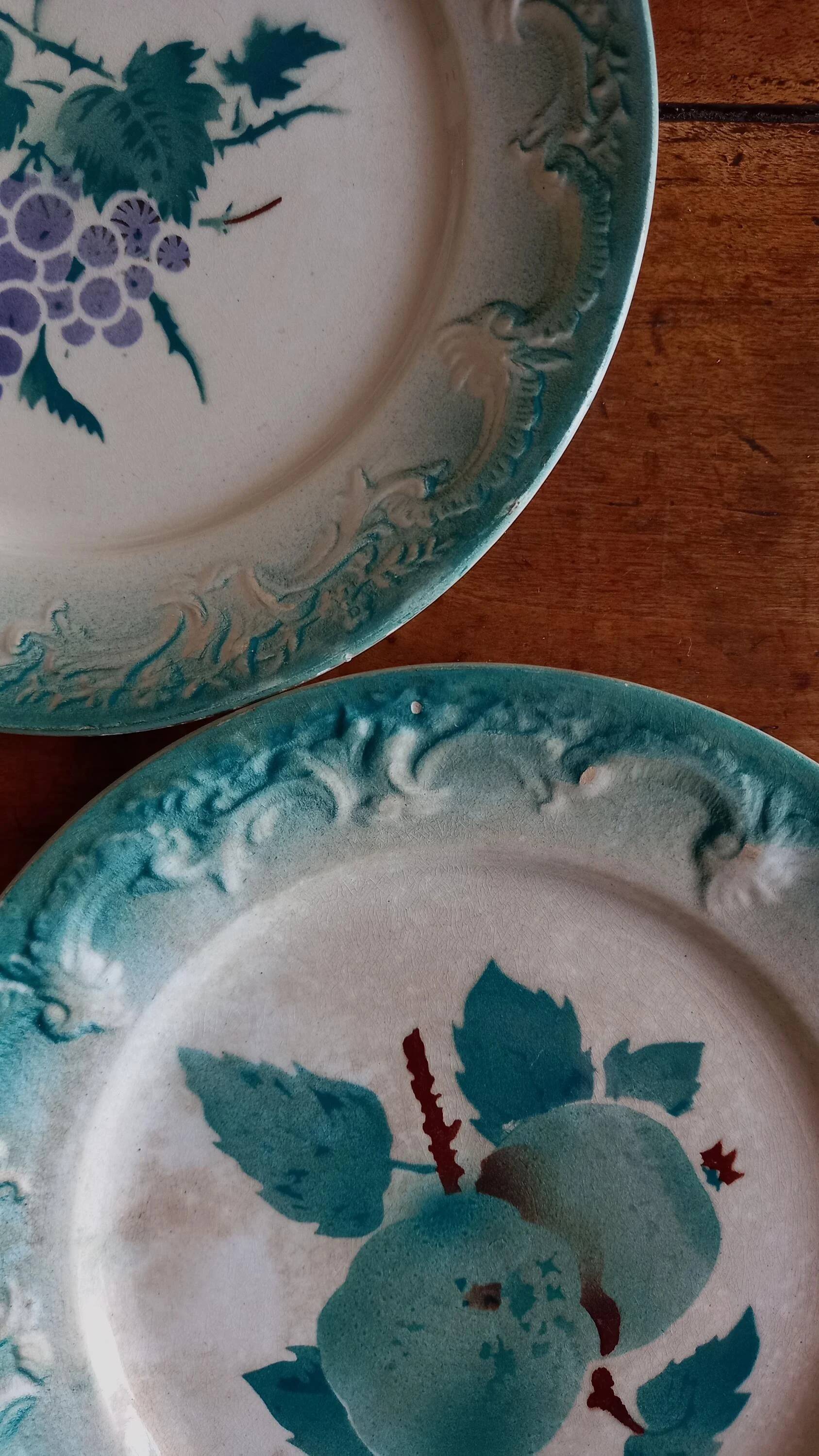 4 dessert plates in earthenware from Castres