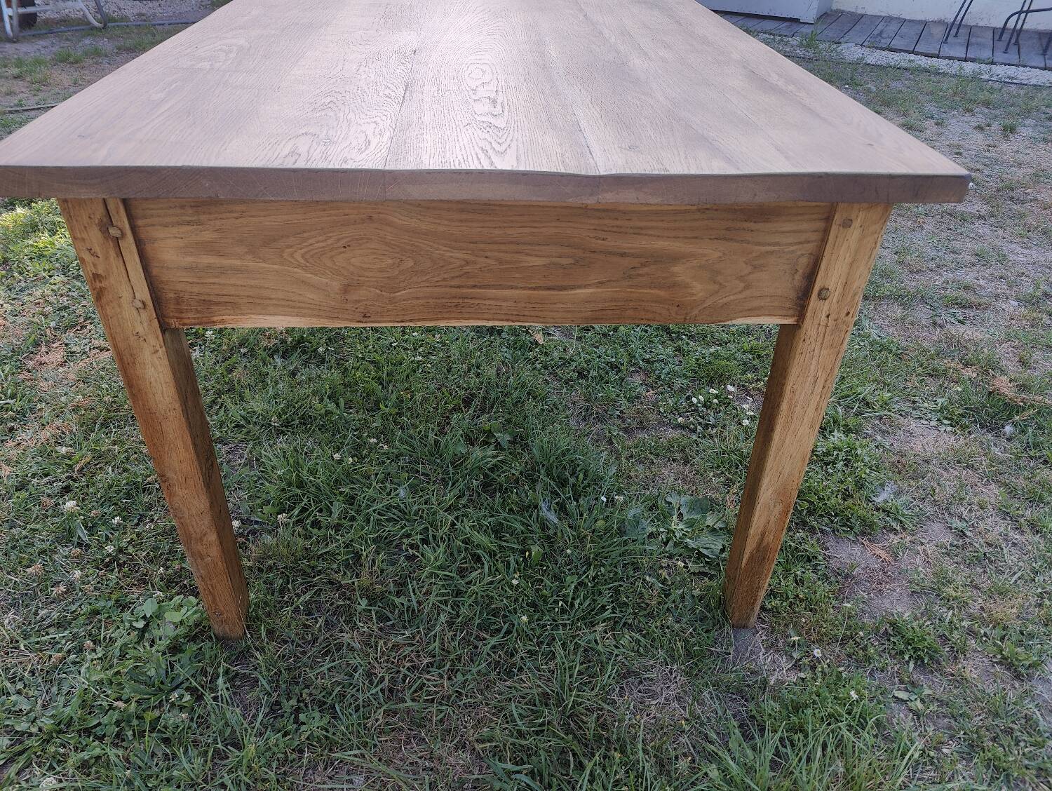 Old oak farmhouse table