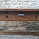 Extendable oak farmhouse table