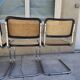 Set of 4 Marcel Breuer chairs model B32 in cane