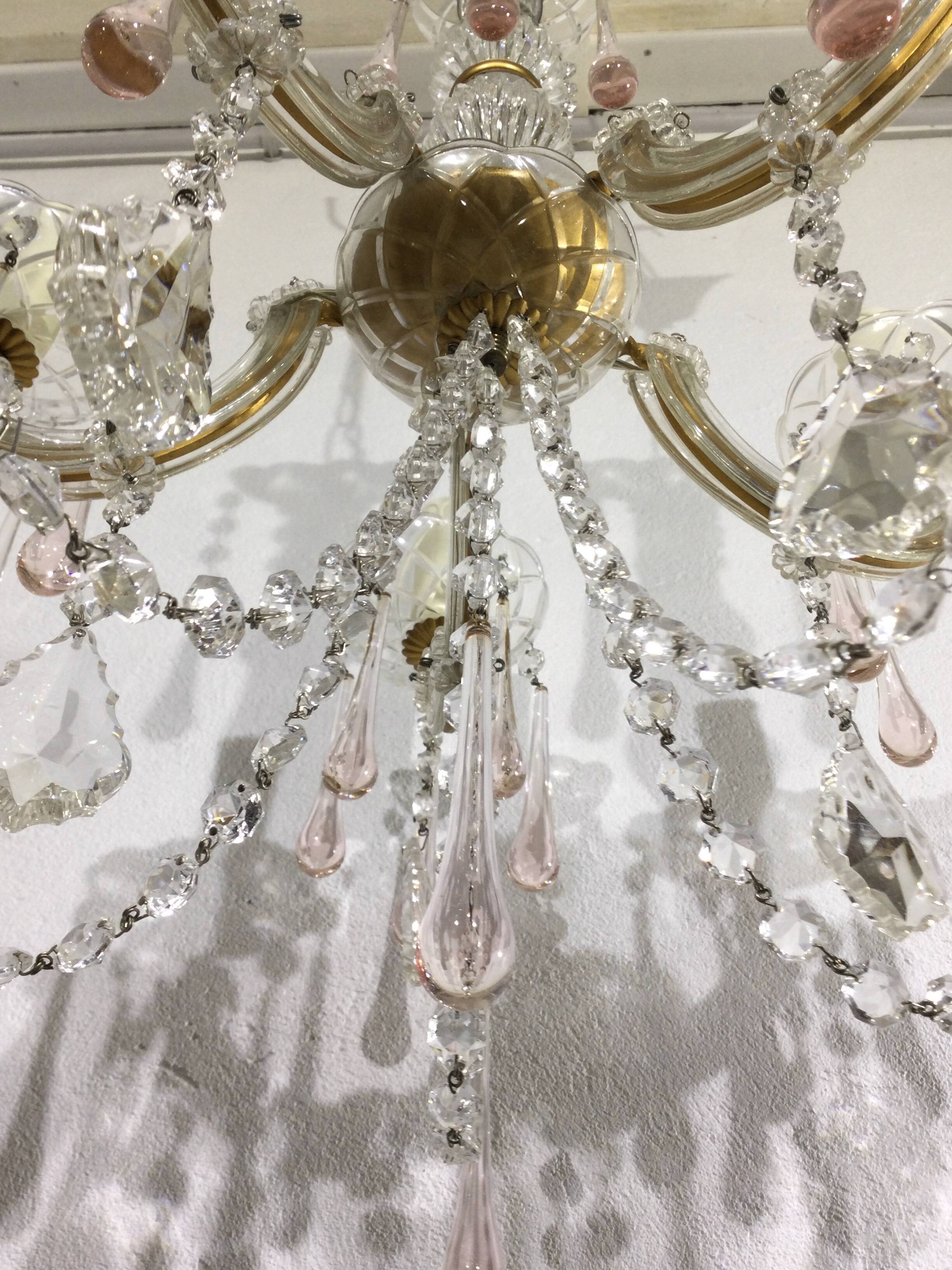 Marie thérèse crystal chandelier 5 lights