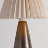 Unique Scandinavian Modern Brutalist Ceramic Table Lamp by Tilgmans, Sweden