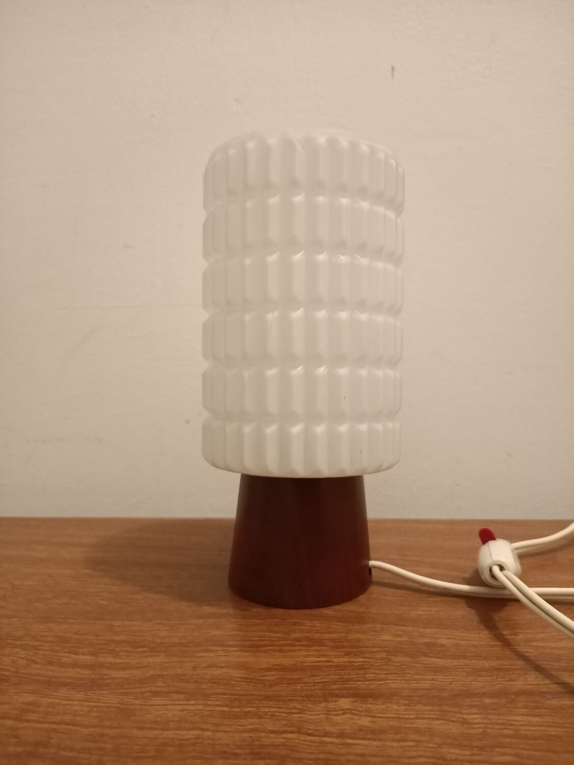 Scandinavian teak table lamp