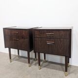 Table de nuit vintage Palissandre