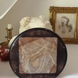 Bust young girl resin and marble XXth