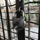 wine in metal cage wine cellar