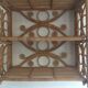 Etagere rotin peacock vintage