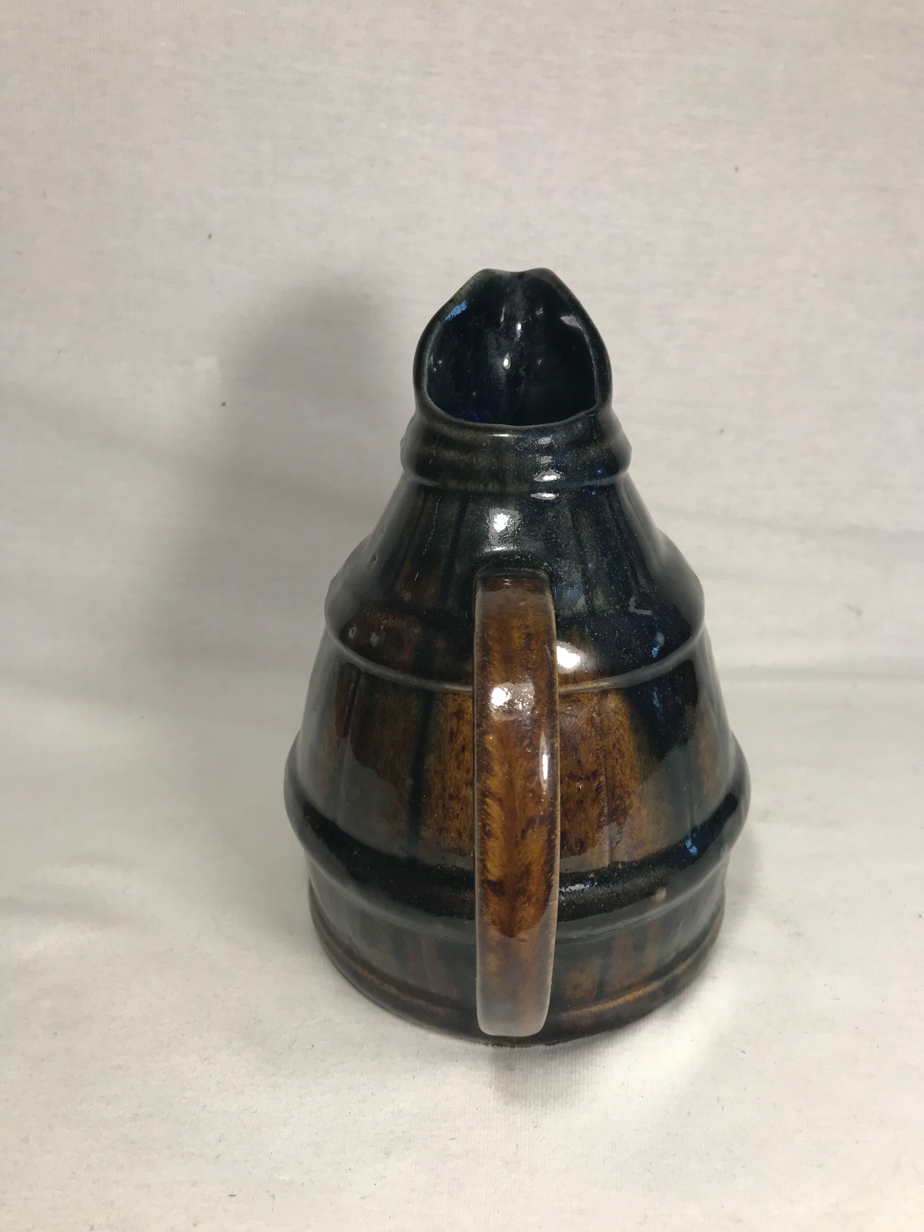 Pitcher Digoin 66 France vintage ceramic