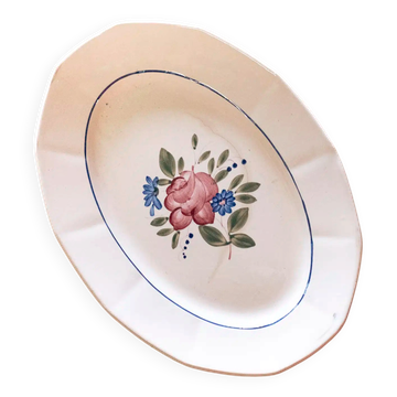 Oval dish in earthenware "Suzanne"