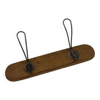 Wooden coat rack