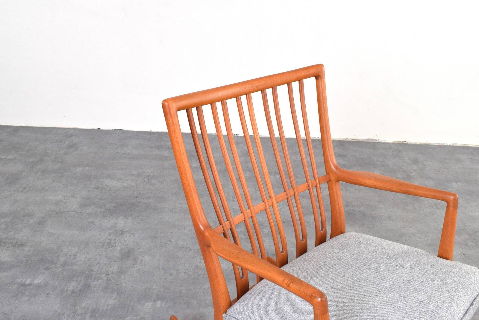 Oak ML33 Rocking Chair by Hans J. Wegner for A/S Mikael Laursen, 1950s