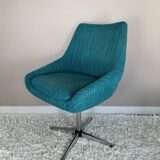 Knoll swivel chair with wool loops from the 70s