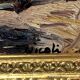Painting / oil on canvas signed "f.nioli" (low tide) well framed