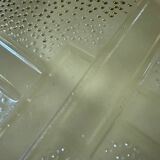 Plat en verre moulé art déco