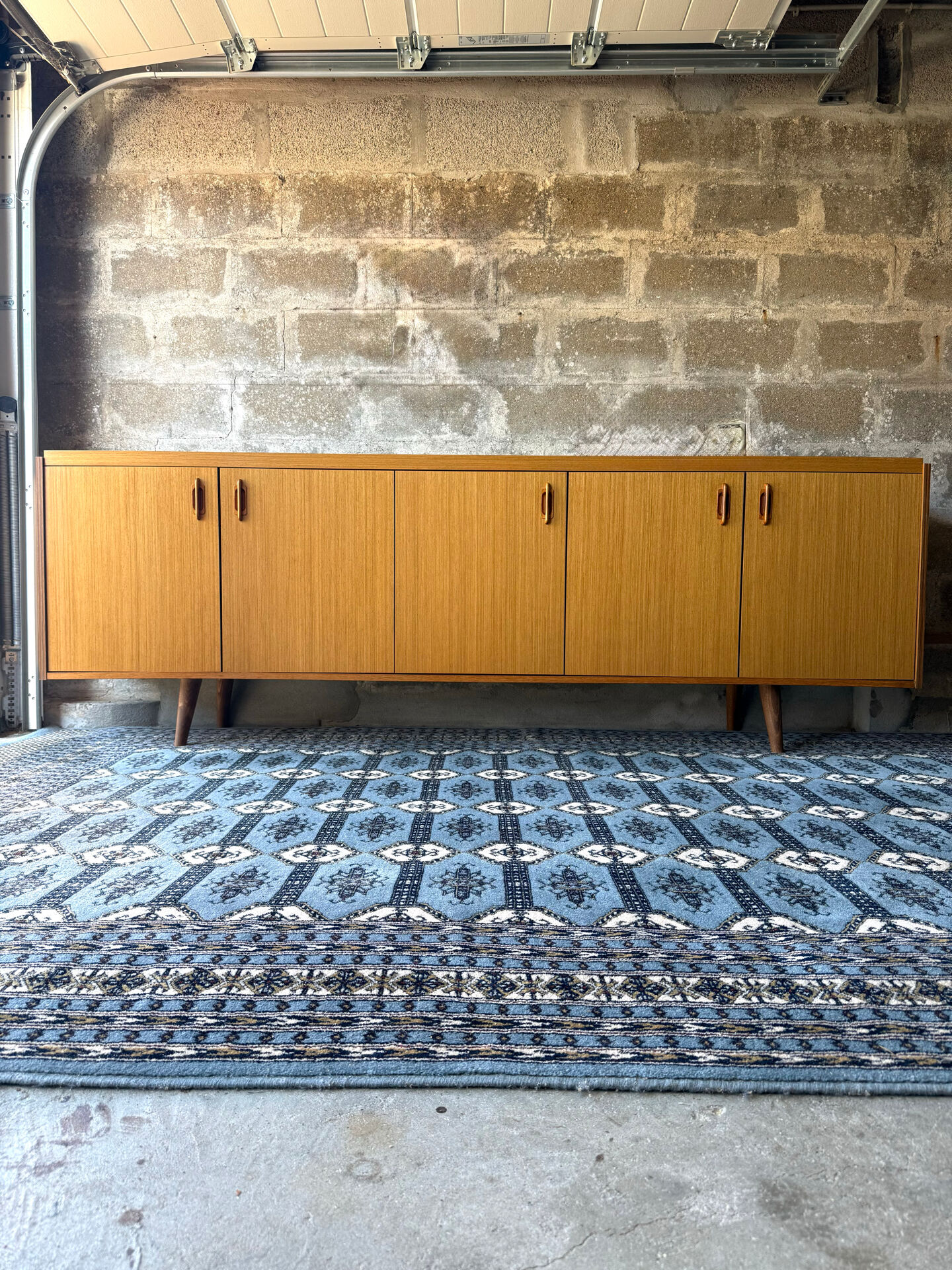 Enfilade scandinave vintage en teck, 1970