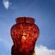 Large glass vase from Clichy