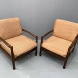 Paire de fauteuils de style scandinave, années 1980