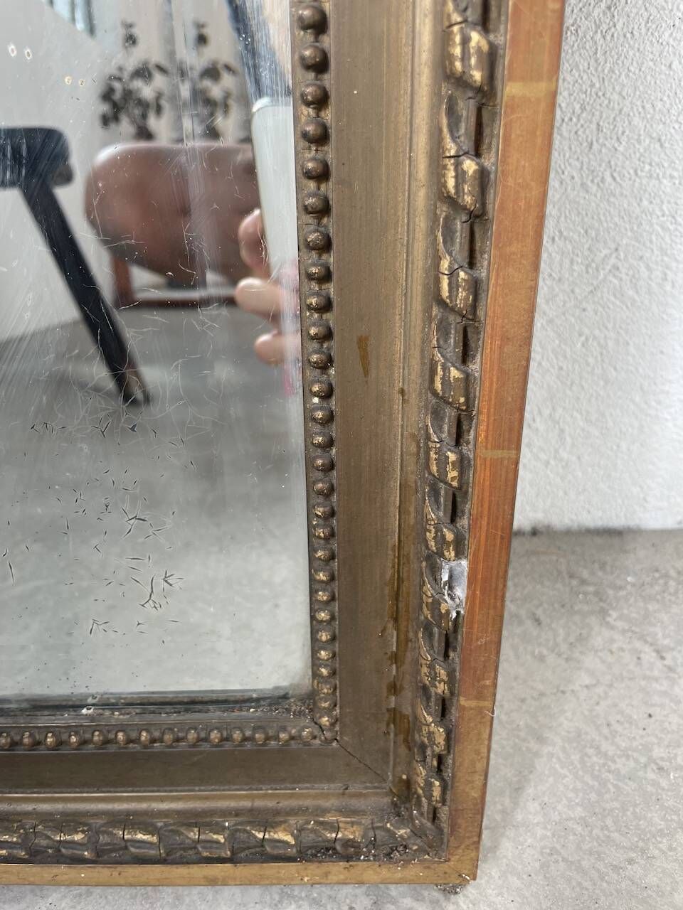 Miroir 1900 à rubans