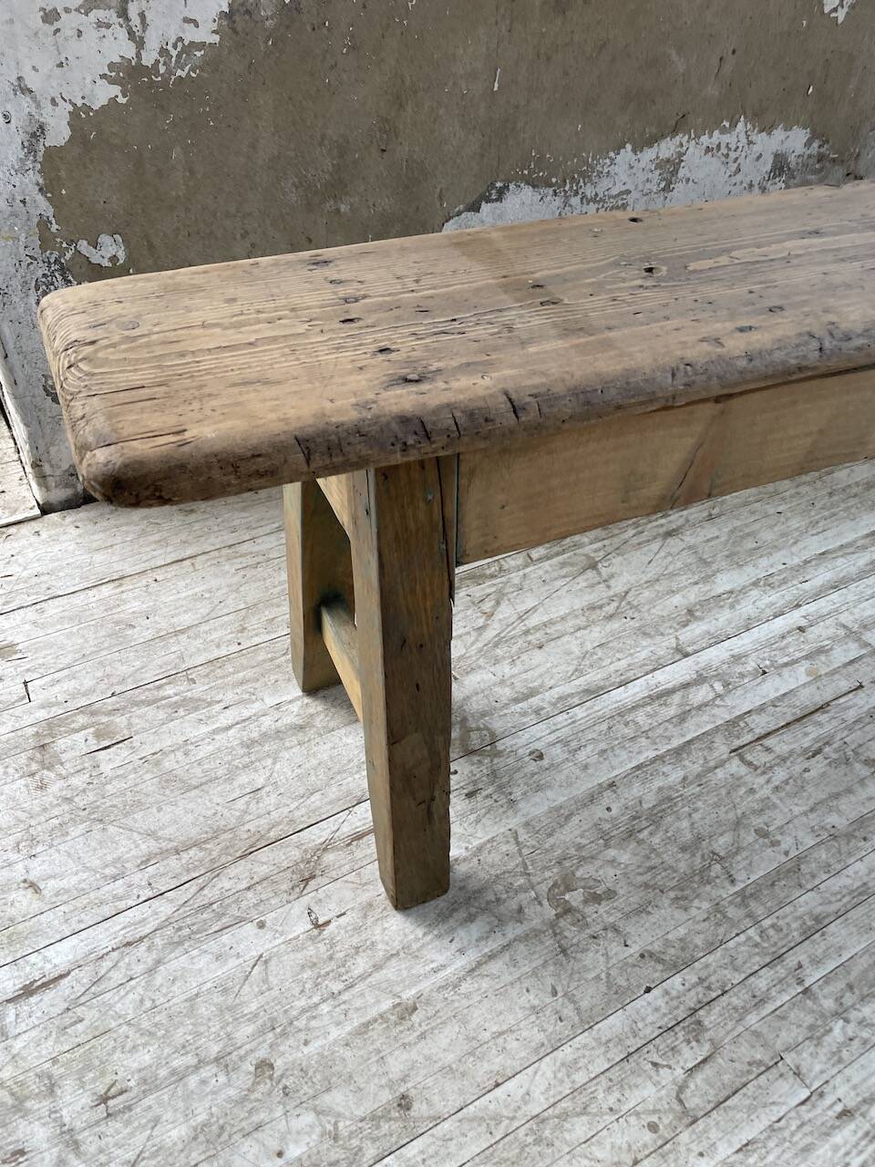 XL pine and oak bench 280 cm