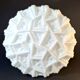 Peill & Putzler Sixties Wall Light in White Opaline – Geometric Pattern