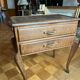 Wooden bedside table