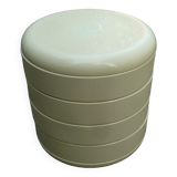 Multiplor 900 white, vintage storage box, office organizer, Rino Pirovano, Rexite