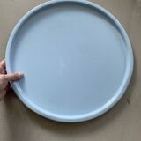 Vintage enameled metal tray