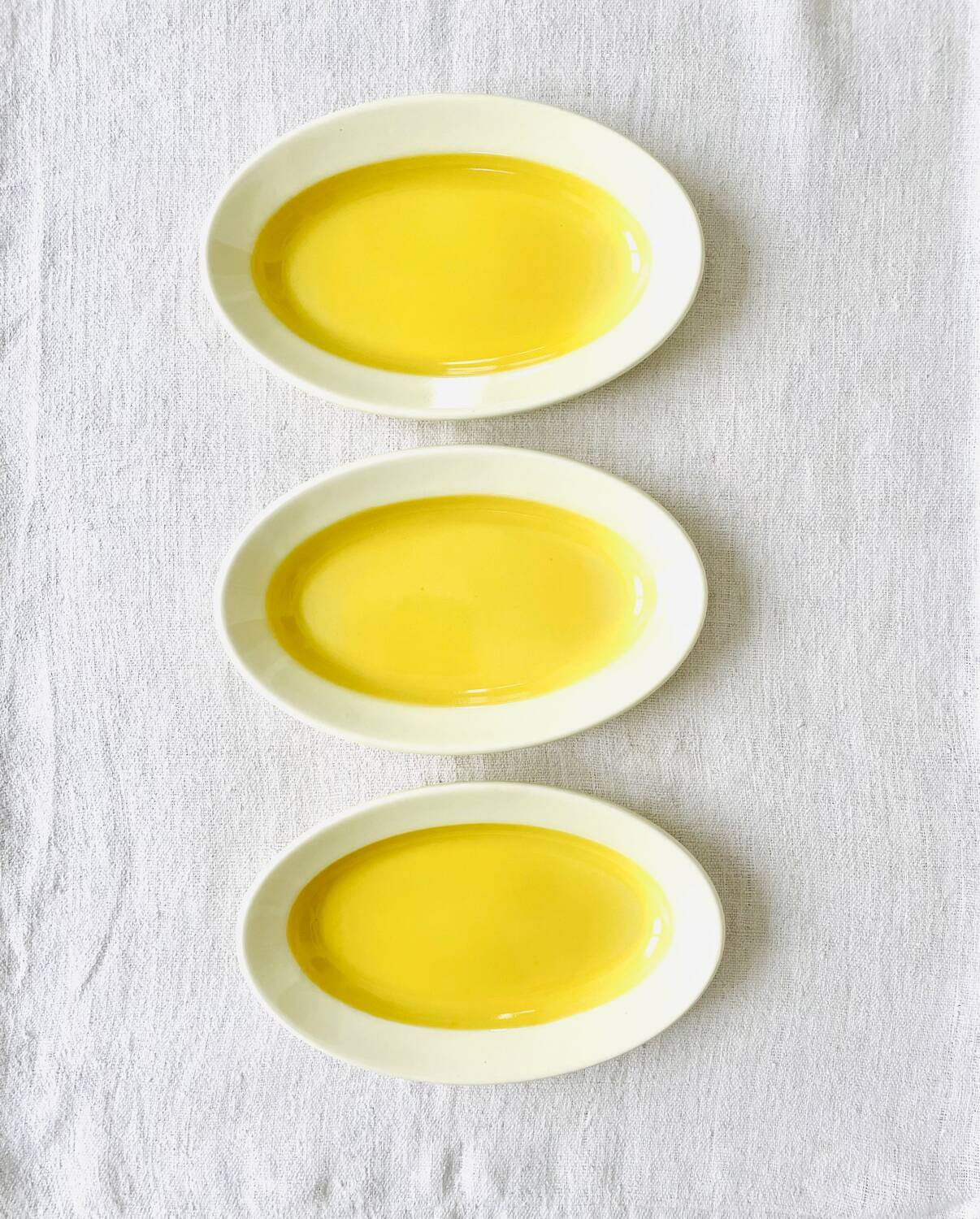 Set of 3 vintage ravines Salins Soleil collection