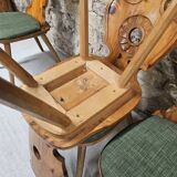 Lot of 4 bistro inn chairs from the 1970s