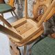 Lot 4 chaises auberge bistrot 1970"