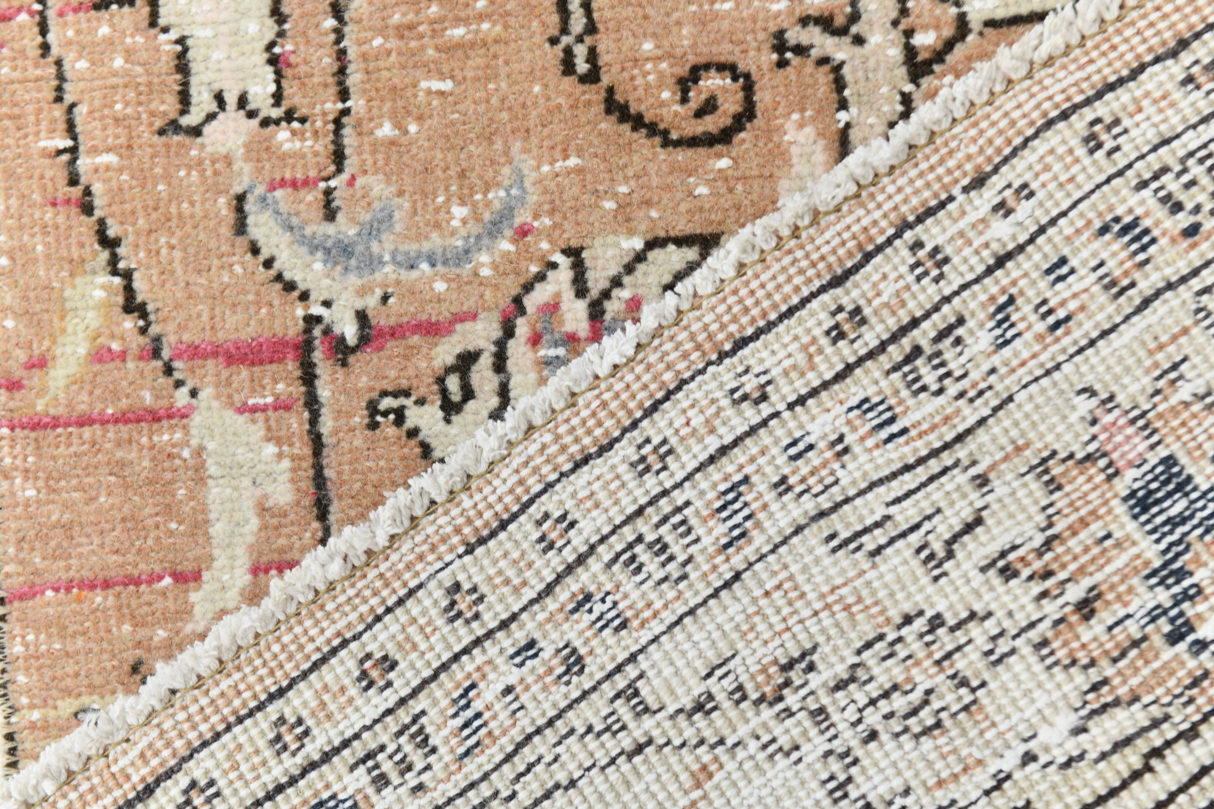 2x7 Red  Pattern Persian Runner Rug, 64x227Cm