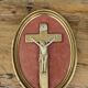 Médaillon crucifixion vintage