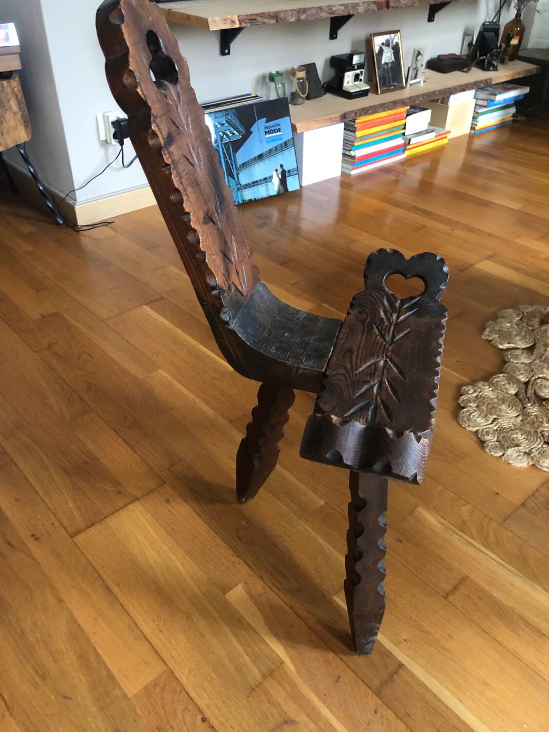 Brutalist Tripod Chair