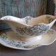 French vintage sauce boat, Anémone, from L. Bertrand, Bordeaux