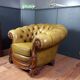 Chesterfield club armchair in baroque style