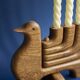 Wooden candle holder - Candelabro Paloma