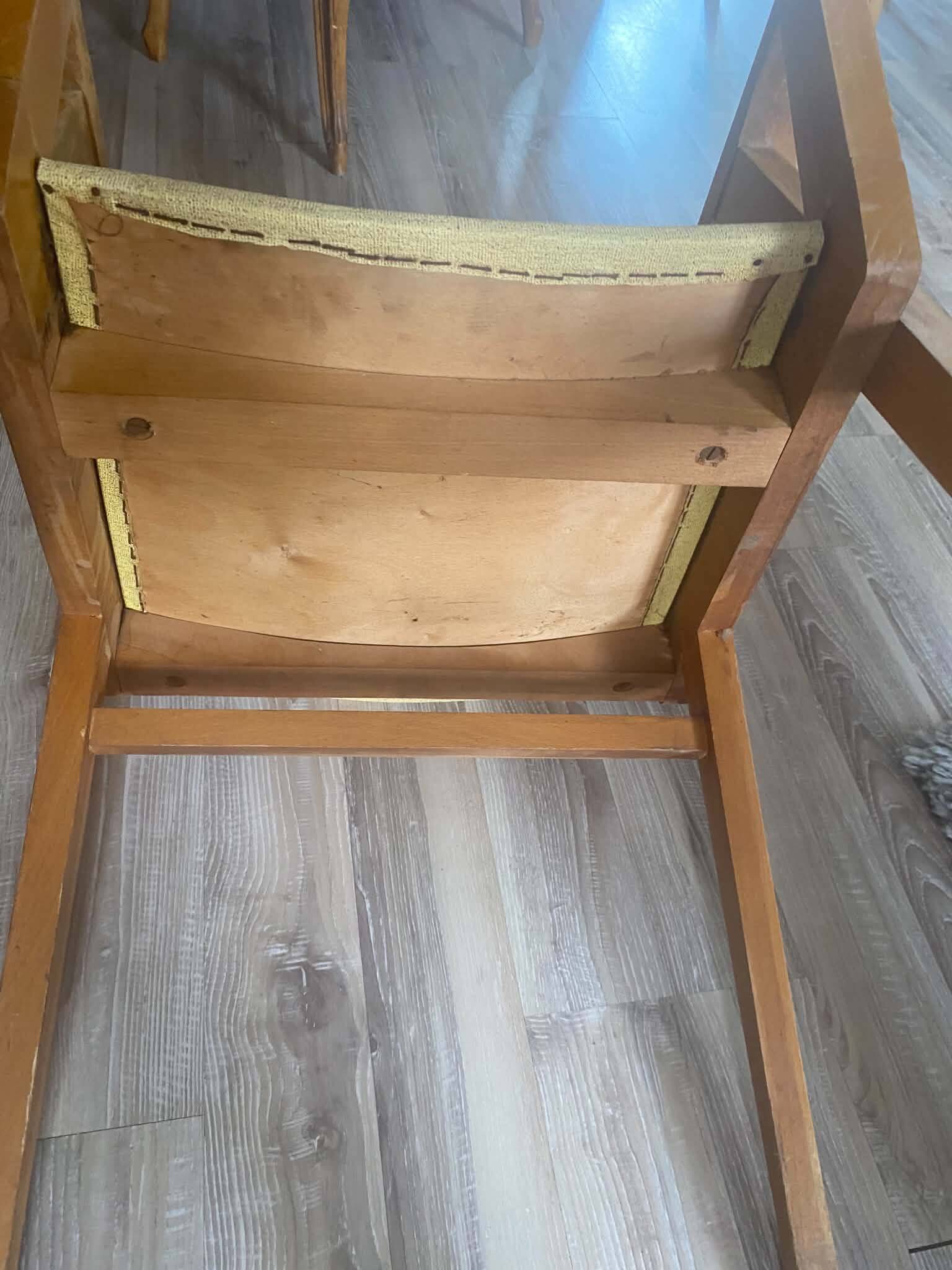 Vintage Bridge armchairs with compass legs – 1950s/60s