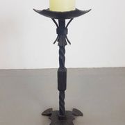 Brutalist Cast Iron Candleholder, Germany, 1960s