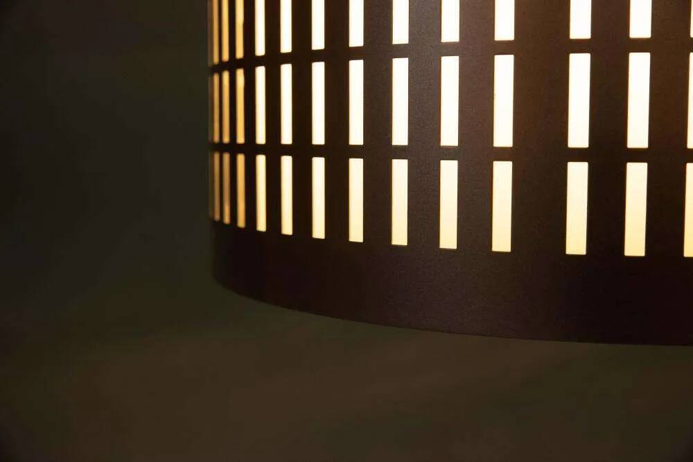 Minimalist 1970s aluminium suspension, mid-century light fixture.