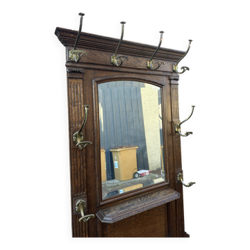 Oak wardrobe in Louis XVI style