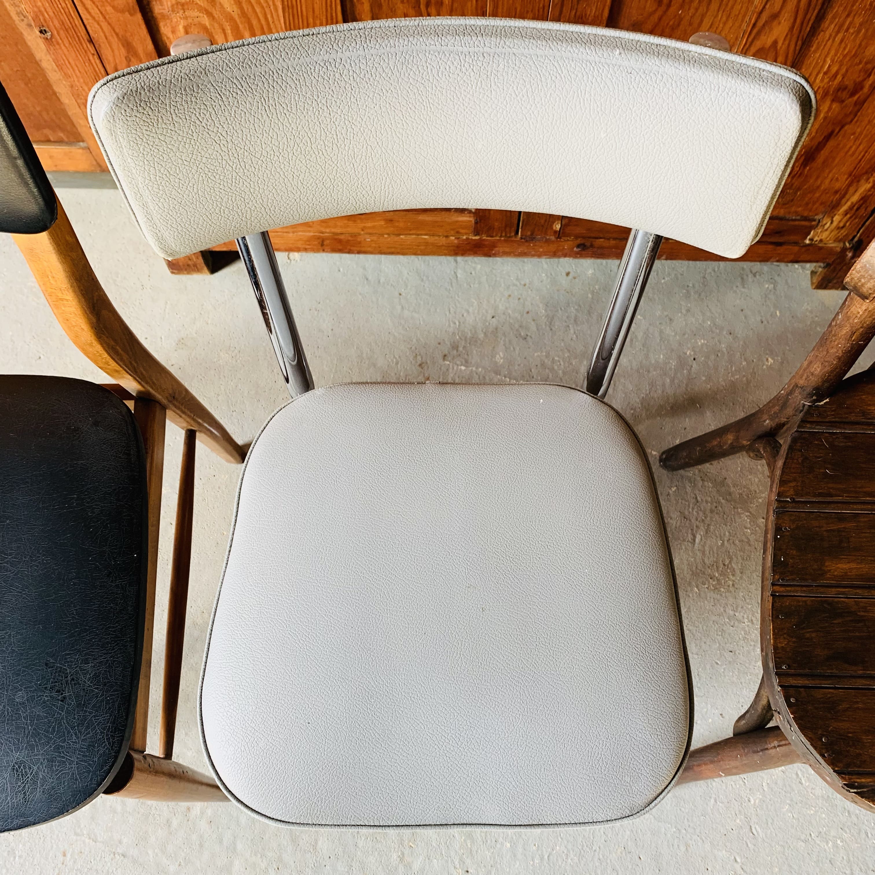 Set of 6 mismatched chairs